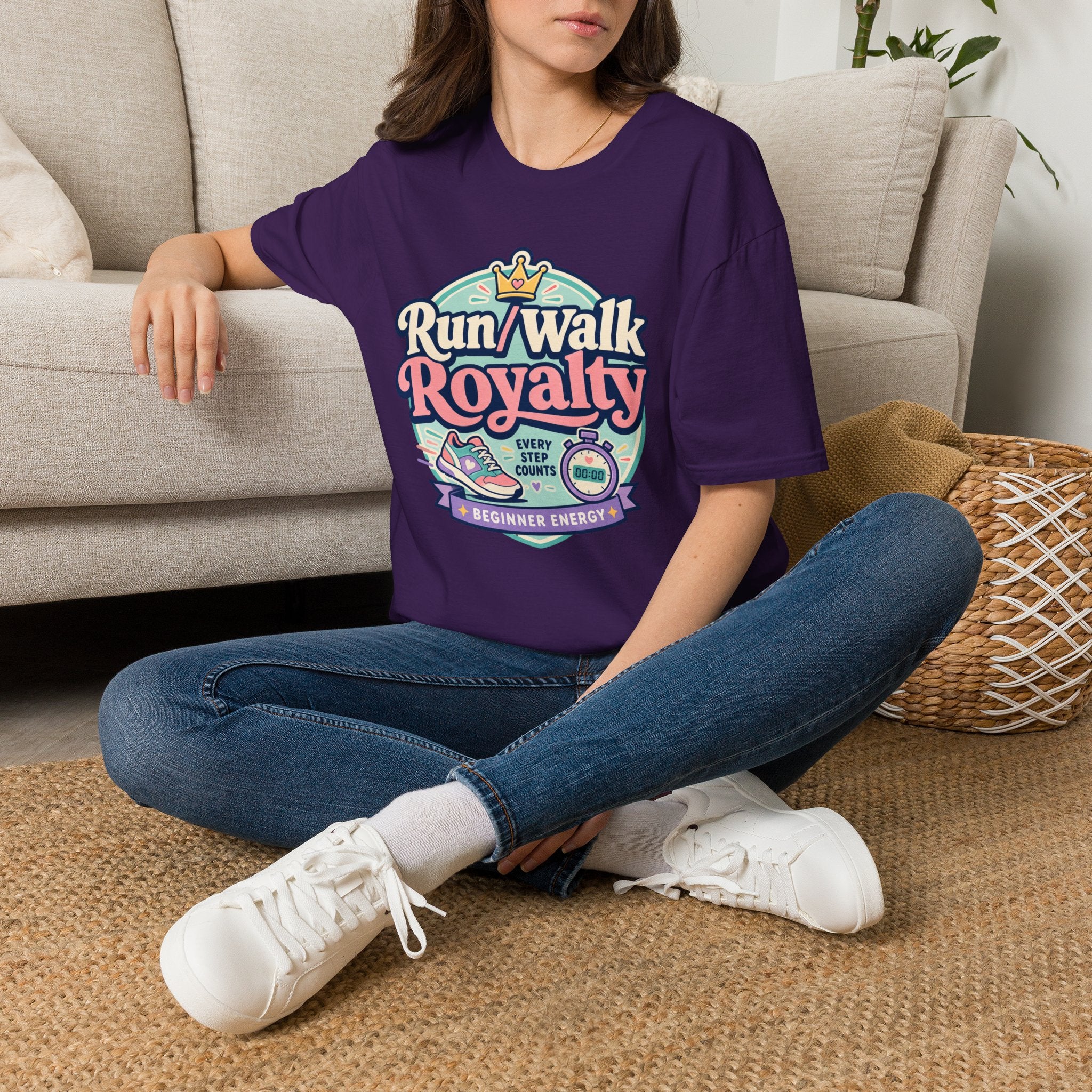 Run/Walk Royalty T-shirt