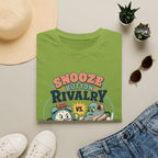 Snooze Button Rivalry T-shirt