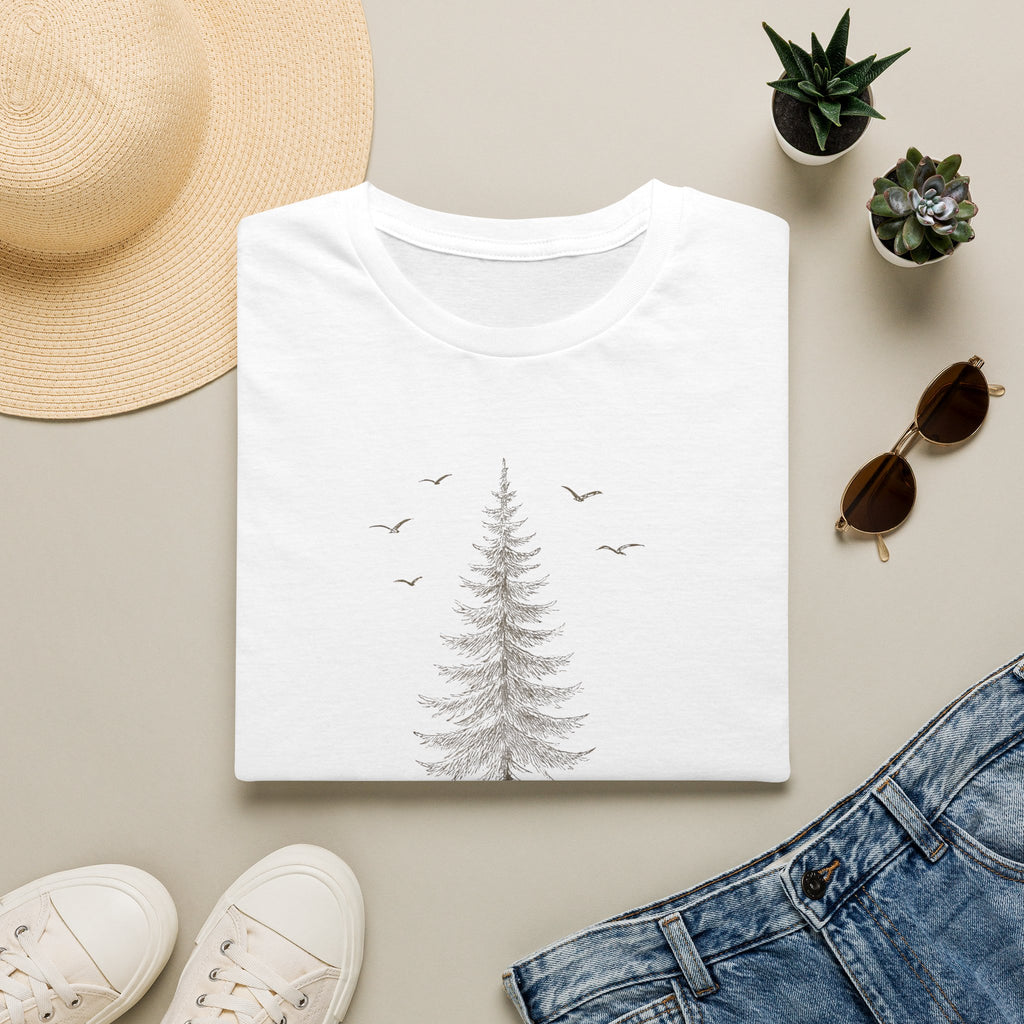Hilltop tree silhouette T-Shirt