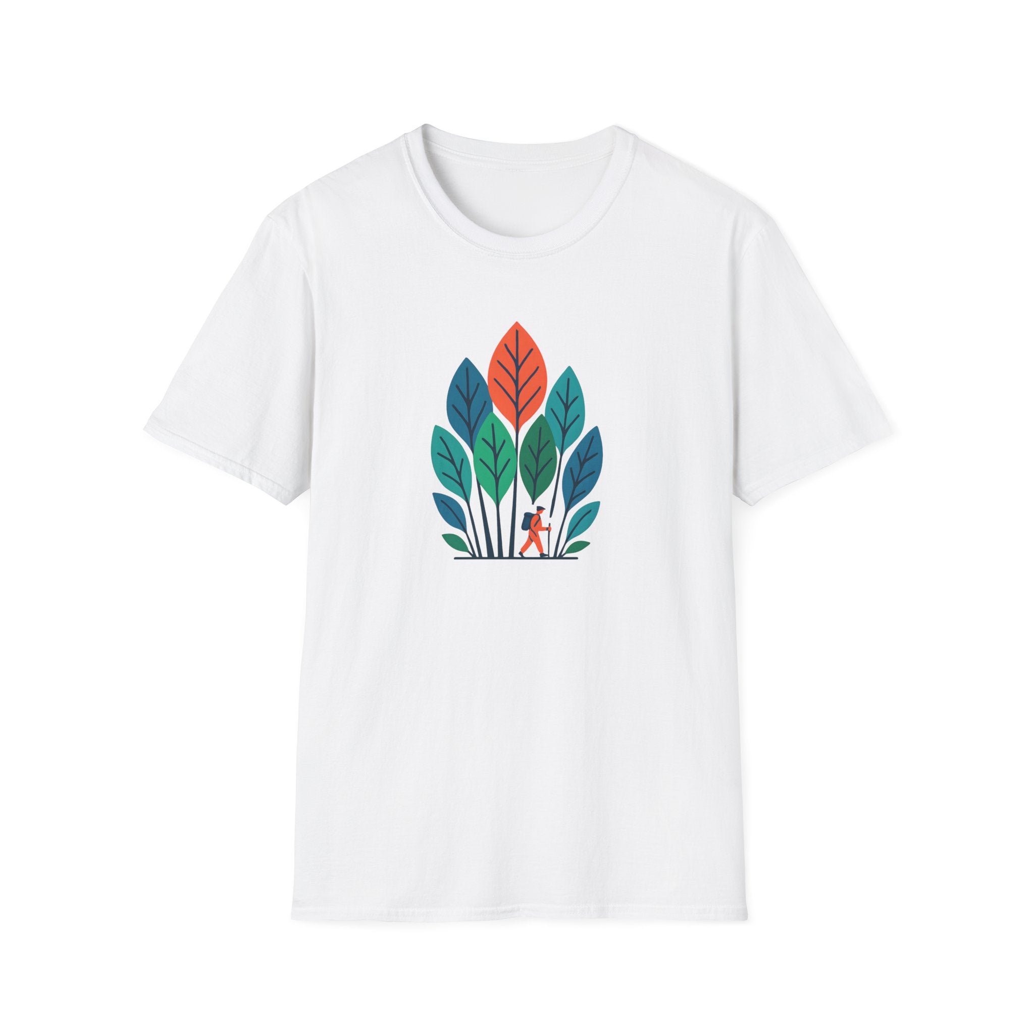 Hiker in Leaves T-Shirt