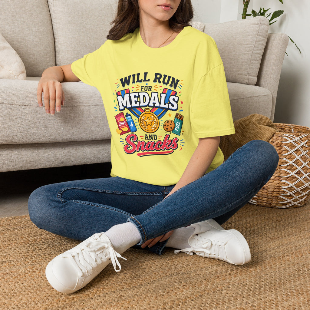 Will Run for Medals T‑Shirt