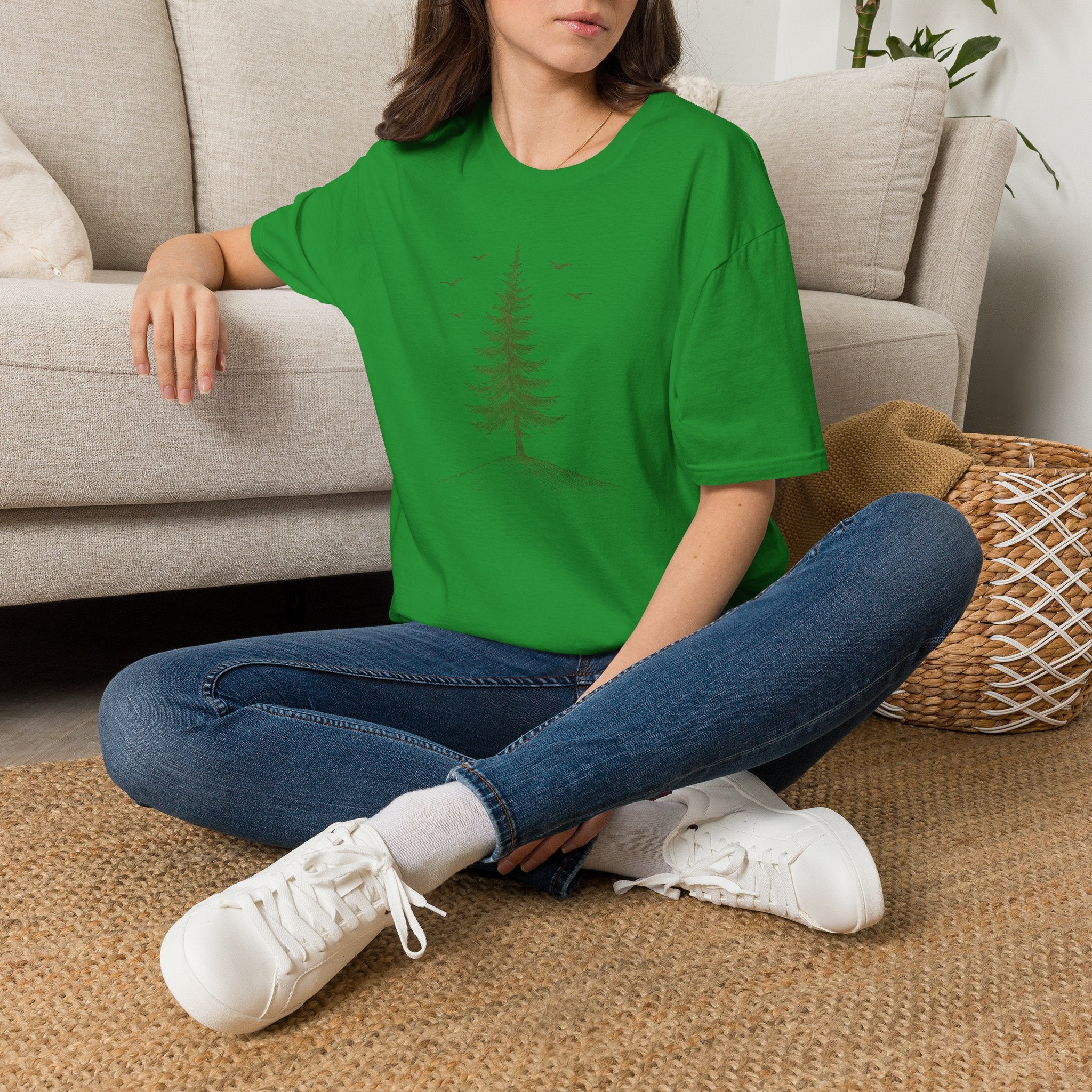 Hilltop tree silhouette T-Shirt