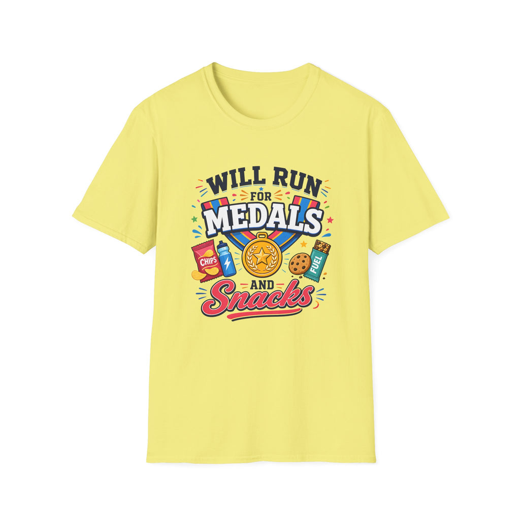Will Run for Medals T‑Shirt