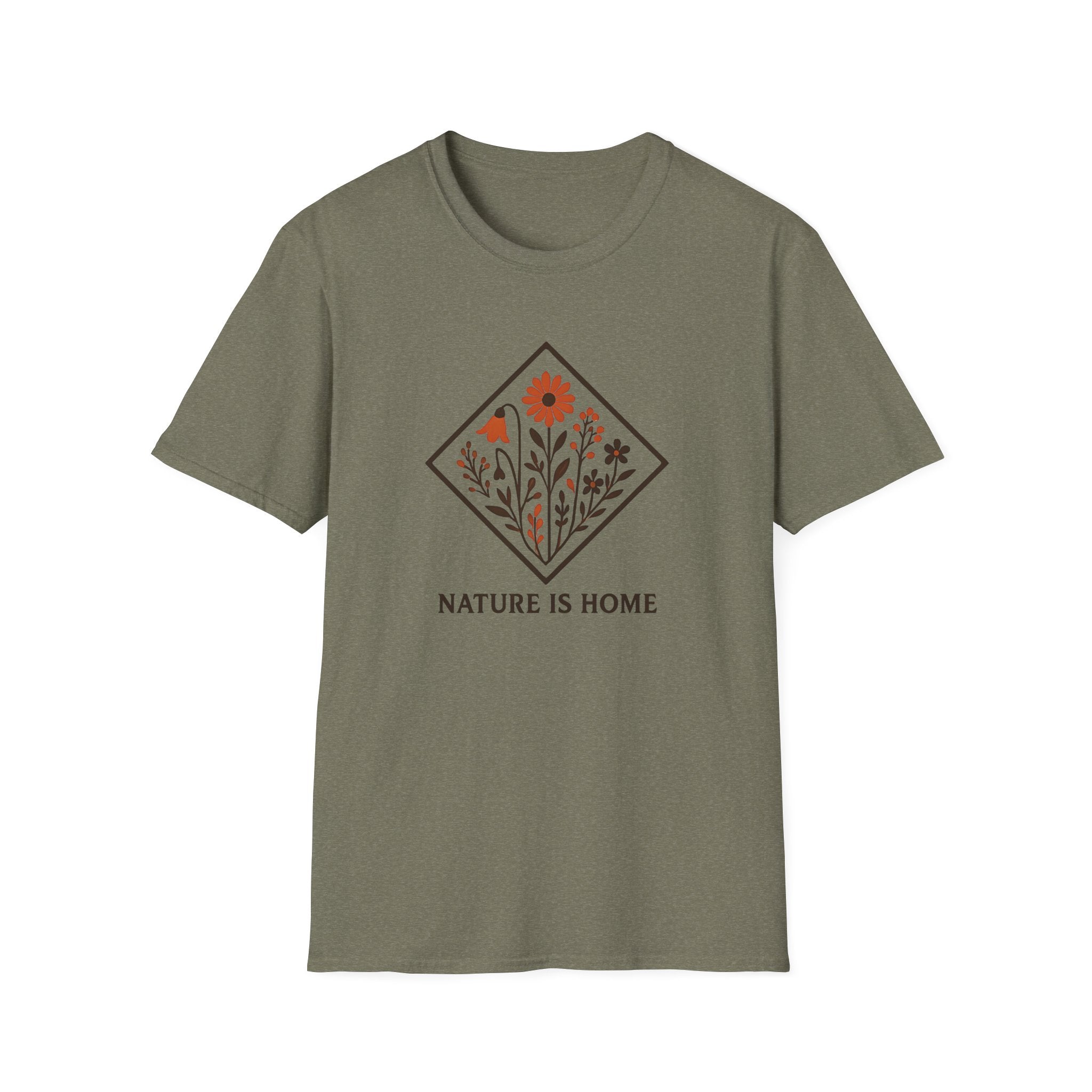 Floral Nature Artwork T-Shirt