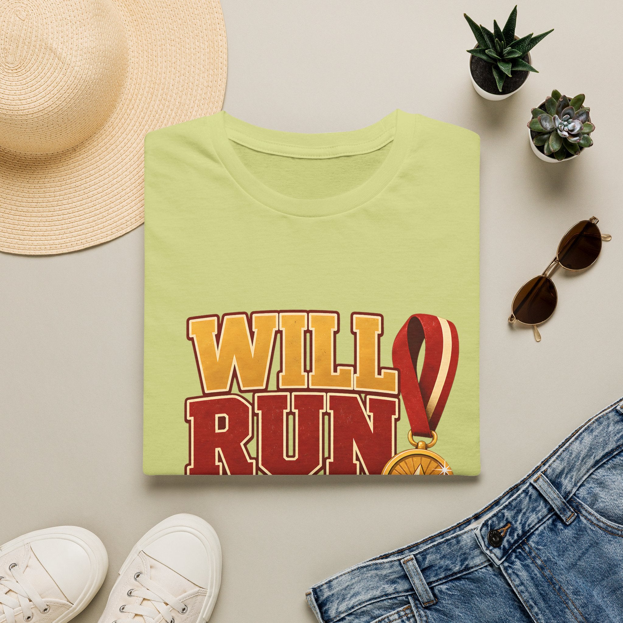 Will Run for Medals T‑Shirt