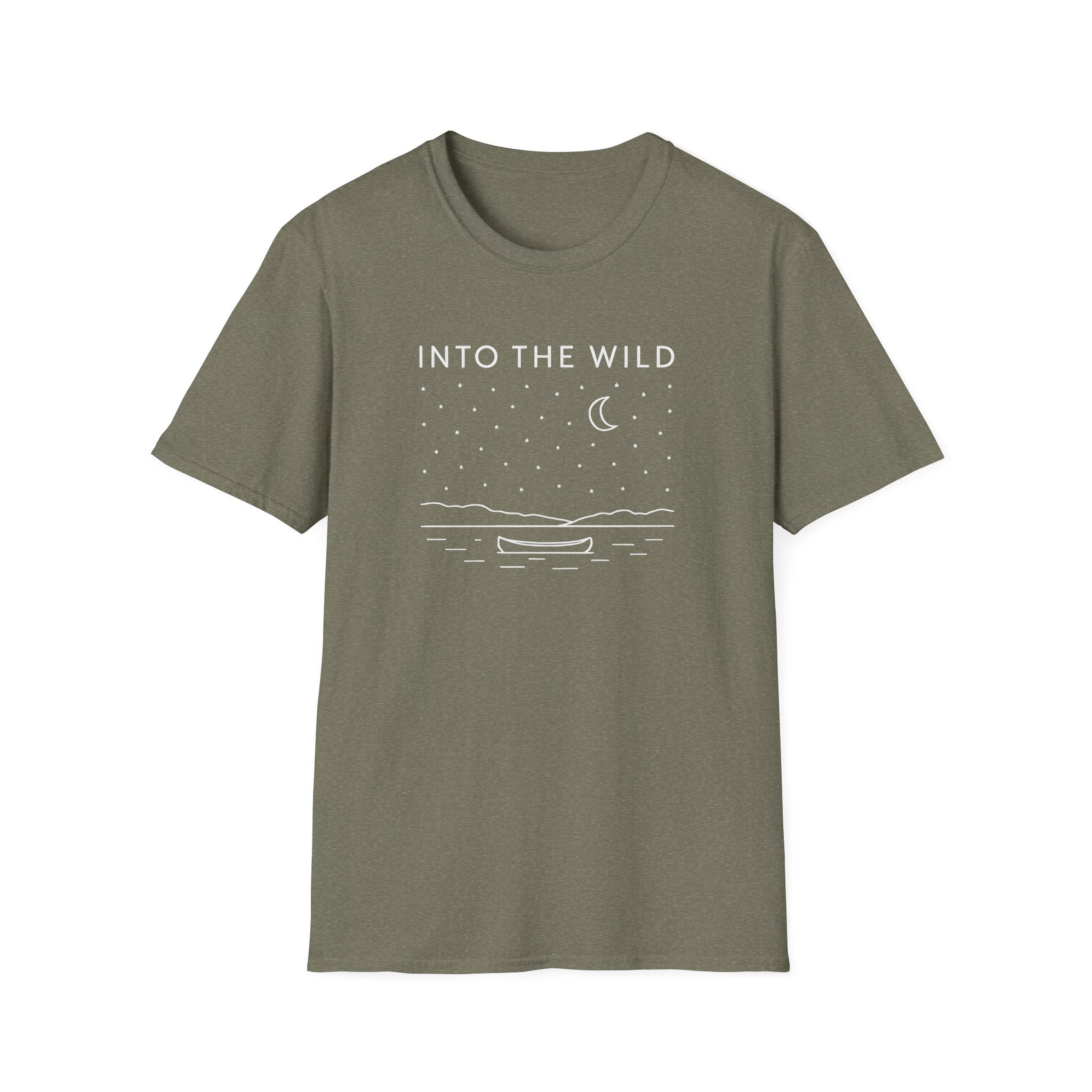 Moonlit Night Boat T-Shirt