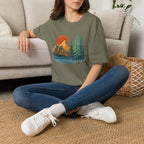 Sunset Mountain Scene T-Shirt