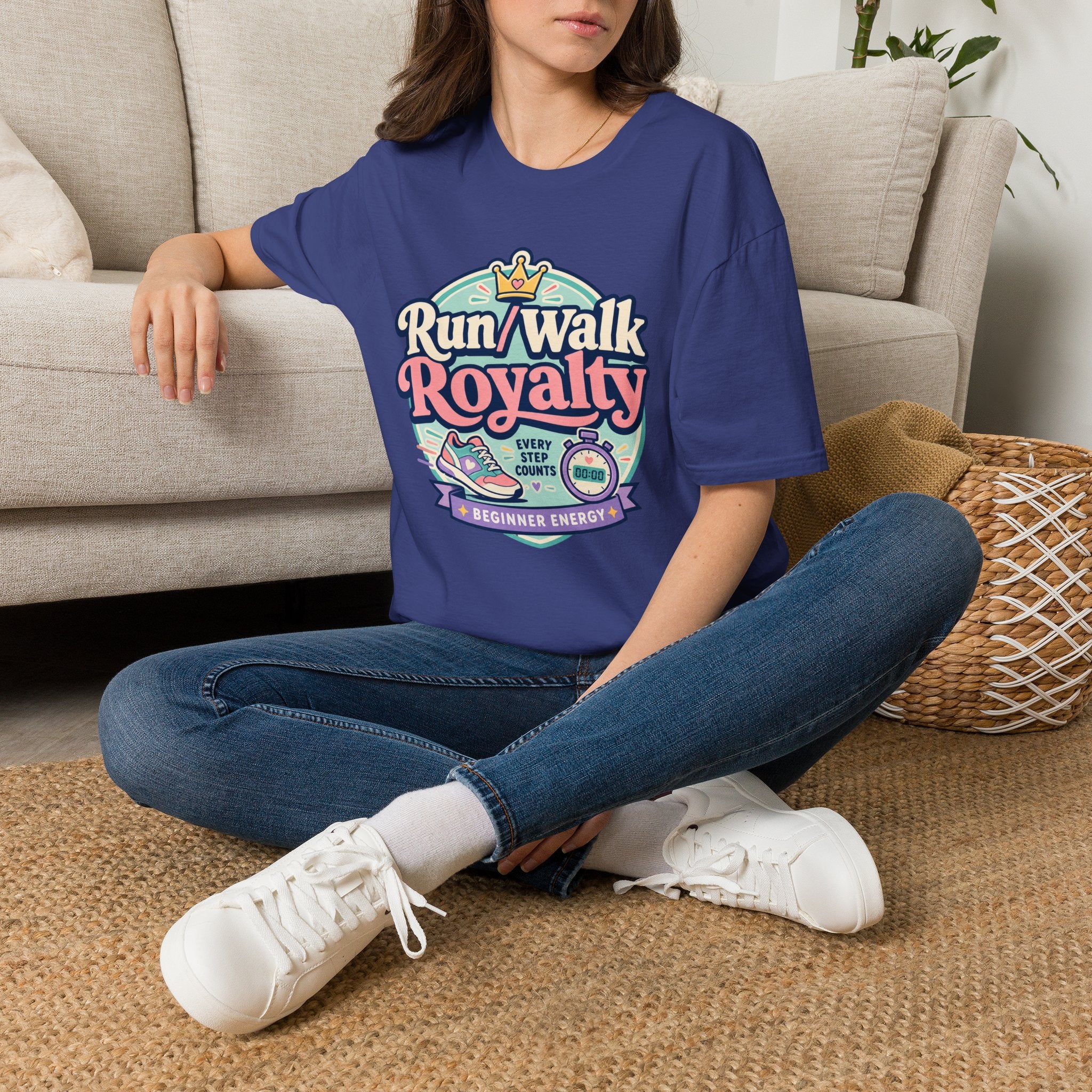Run/Walk Royalty T-shirt