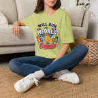 Will Run for Medals T‑Shirt