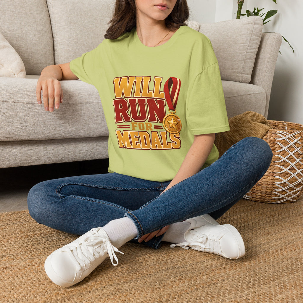 Will Run for Medals T‑Shirt