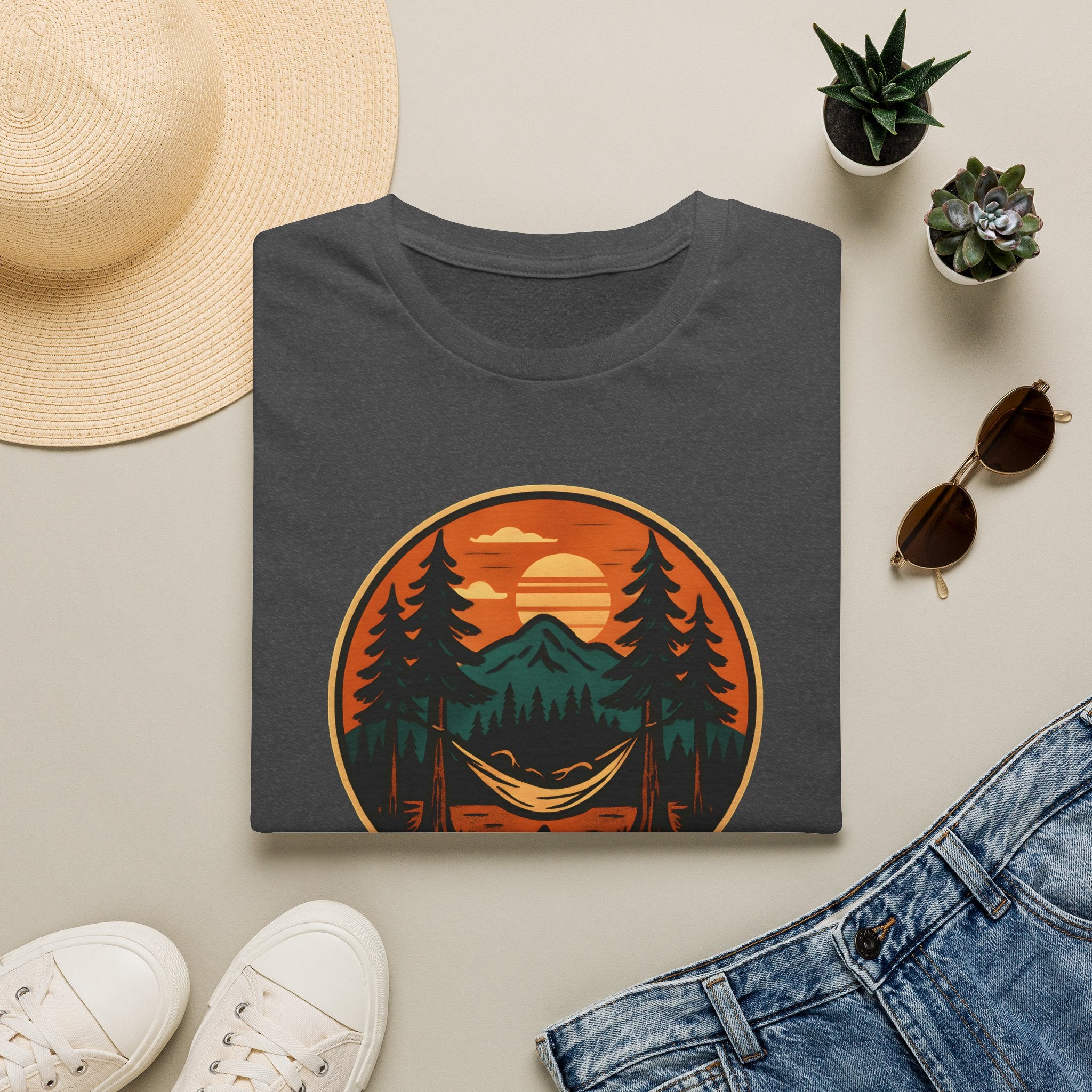Sunset Hammock Camping T-Shirt