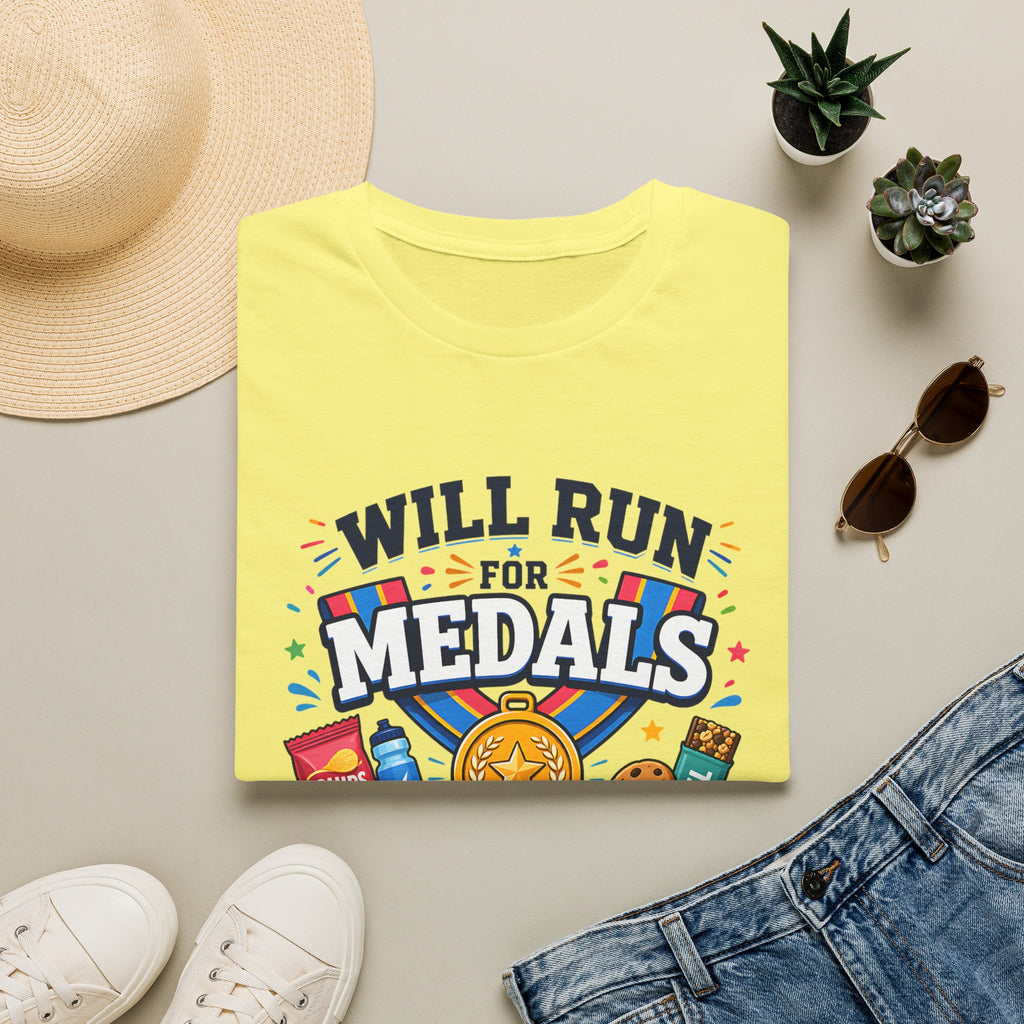 Will Run for Medals T‑Shirt