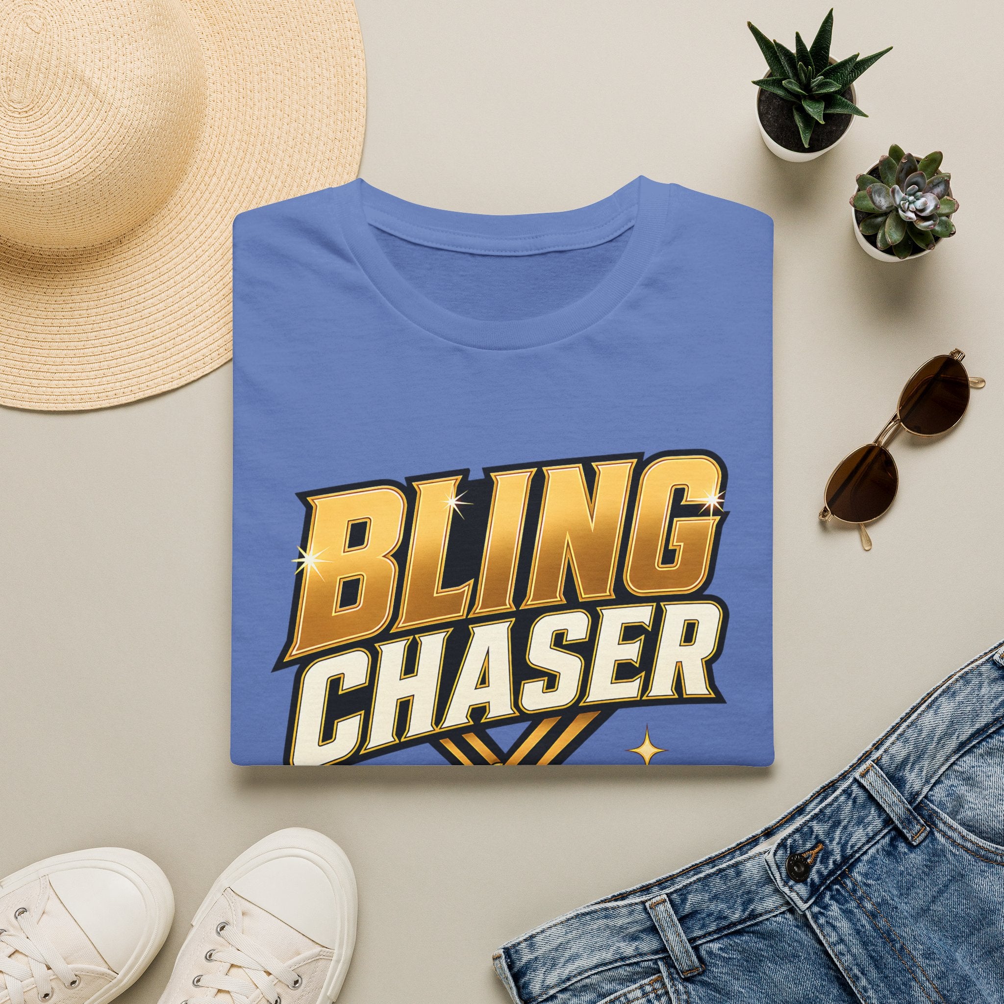 Bling Chaser Line T‑Shirt