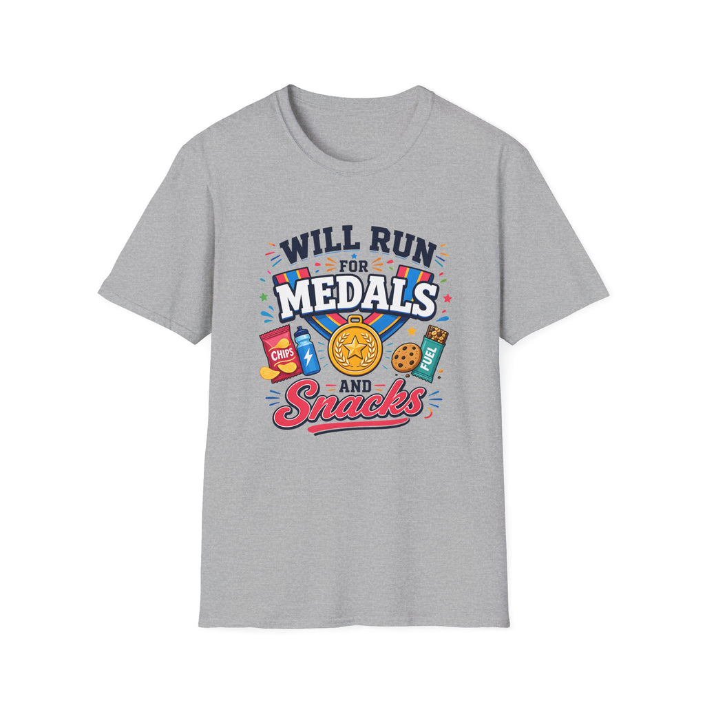 Will Run for Medals T‑Shirt
