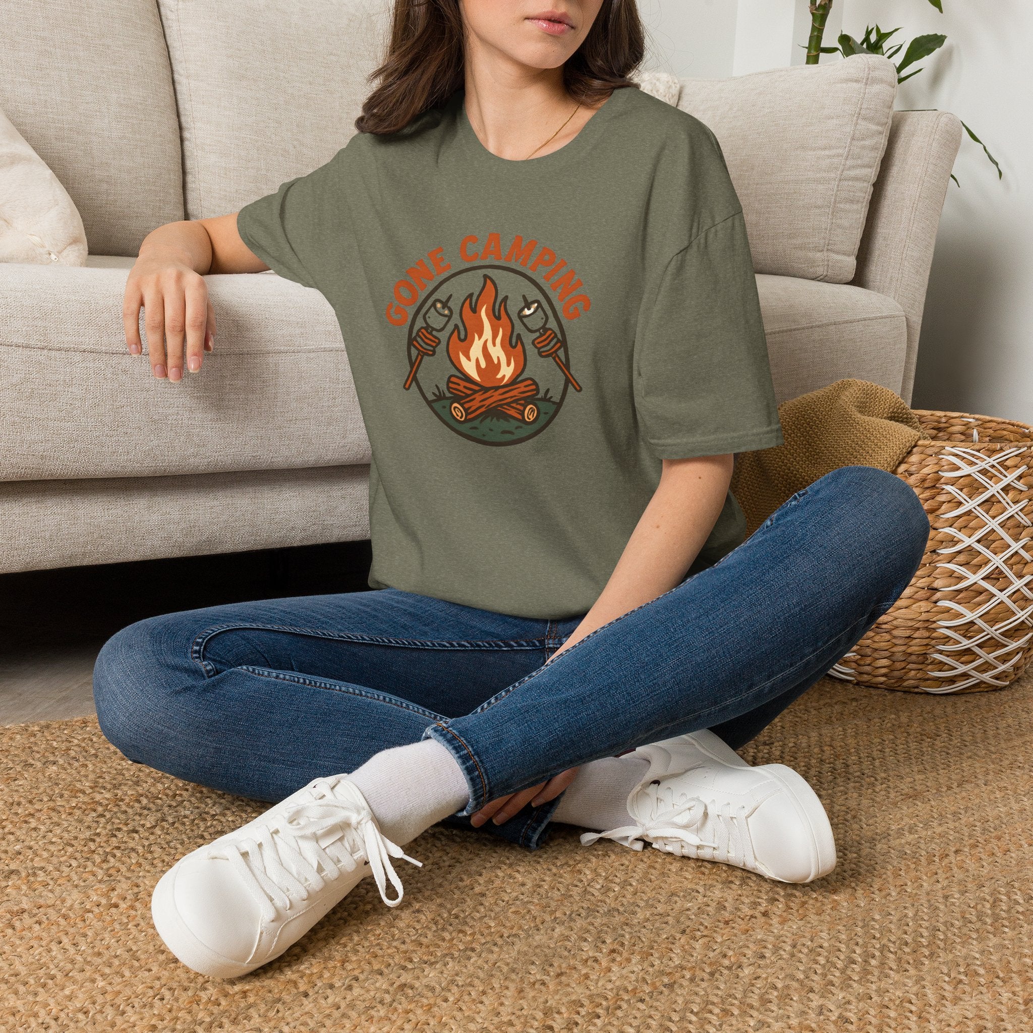 Gone Camping Campfire T-Shirt