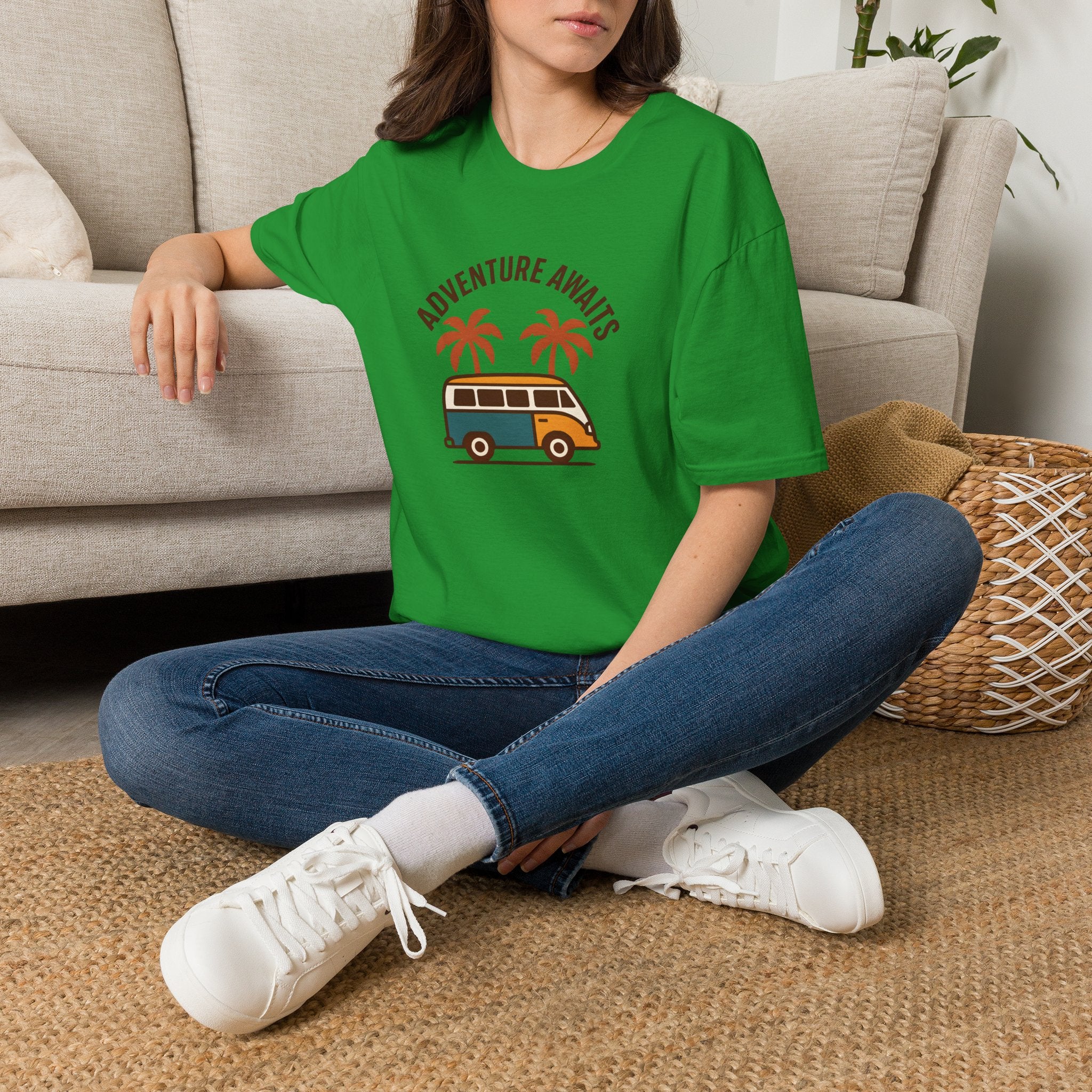 Adventure Awaits Van T-Shirt