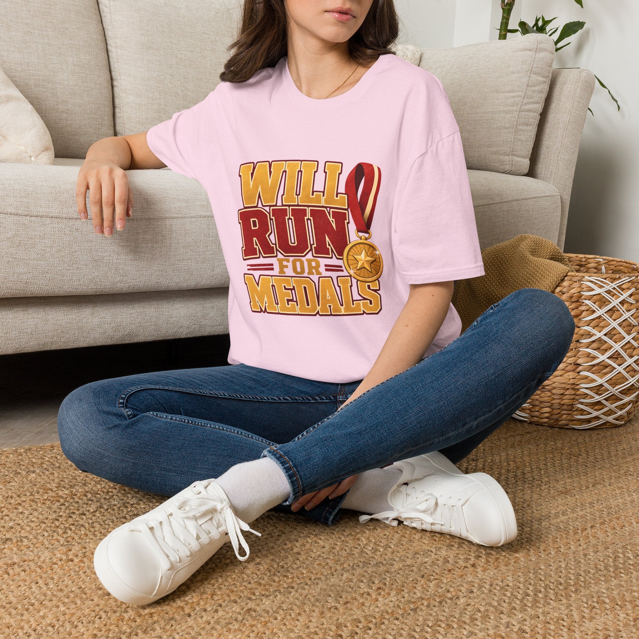 Will Run for Medals T‑Shirt
