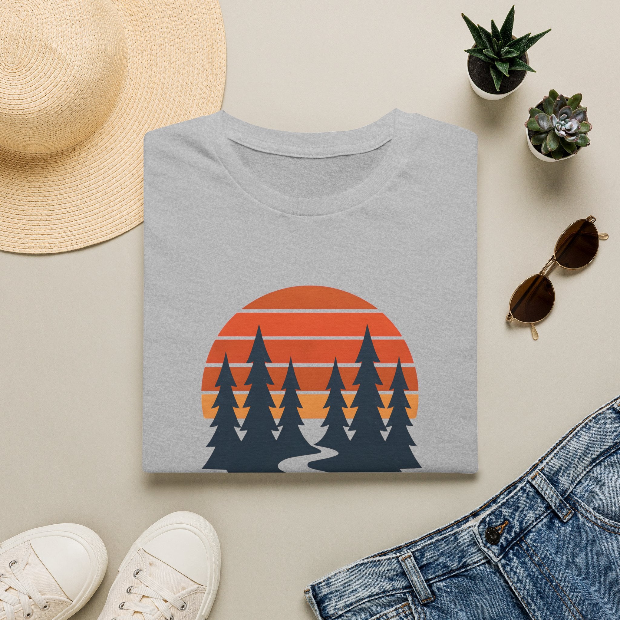 Sunset forest silhouettes T-Shirt