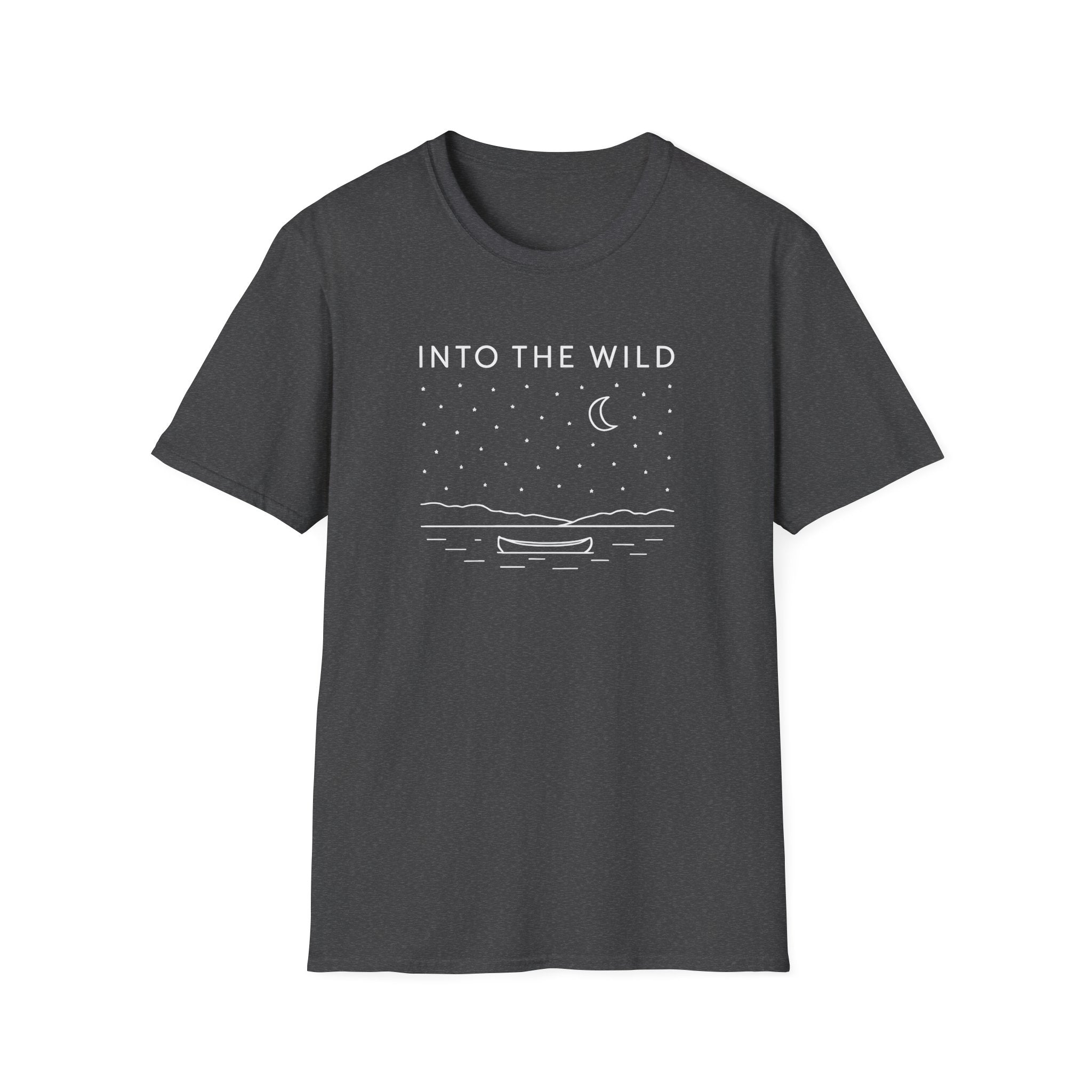 Moonlit Night Boat T-Shirt