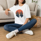 Sunset forest silhouettes T-Shirt