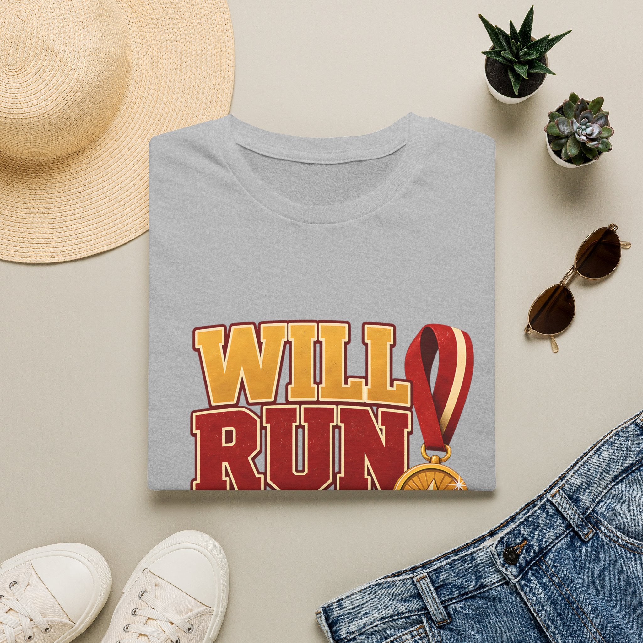 Will Run for Medals T‑Shirt