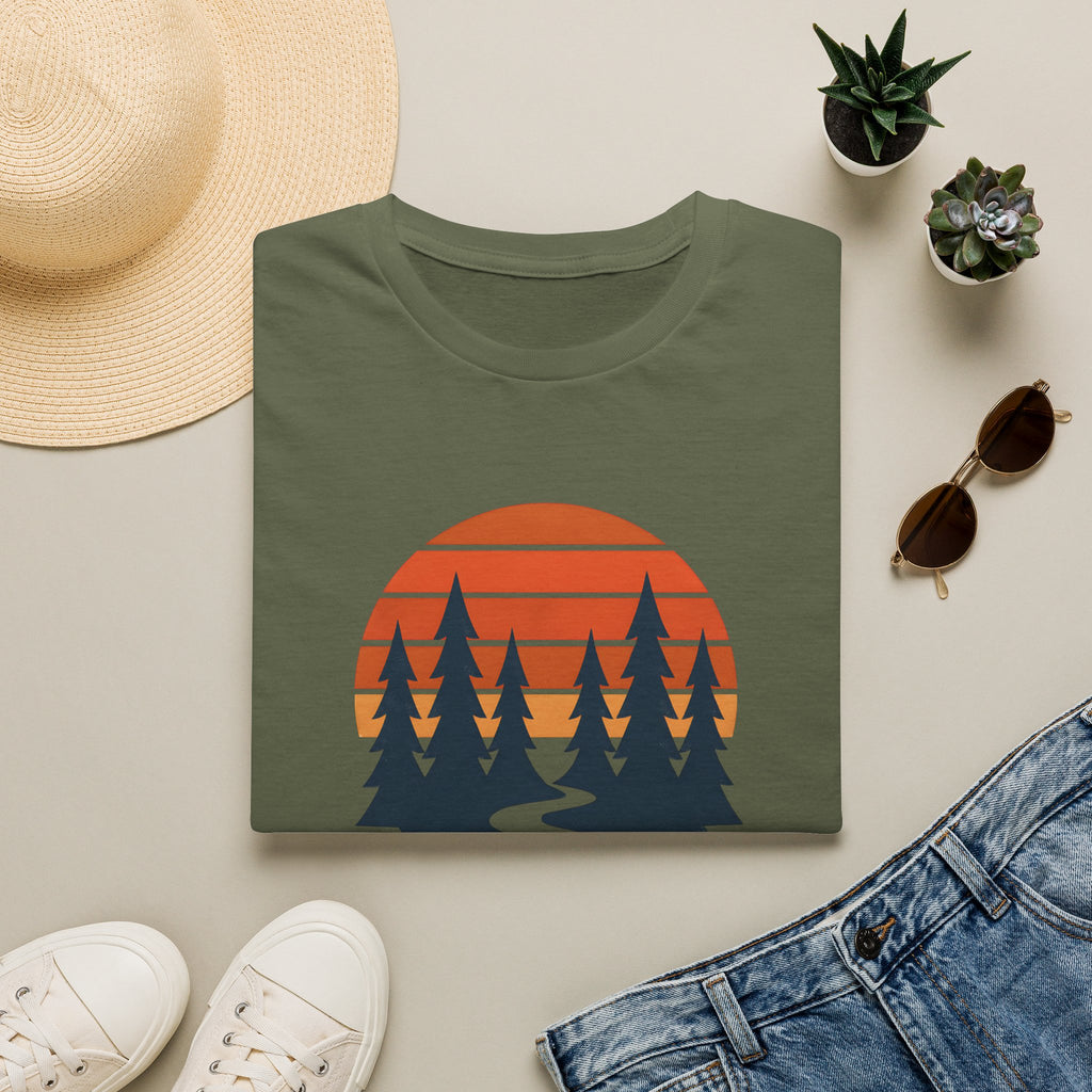Sunset forest silhouettes T-Shirt