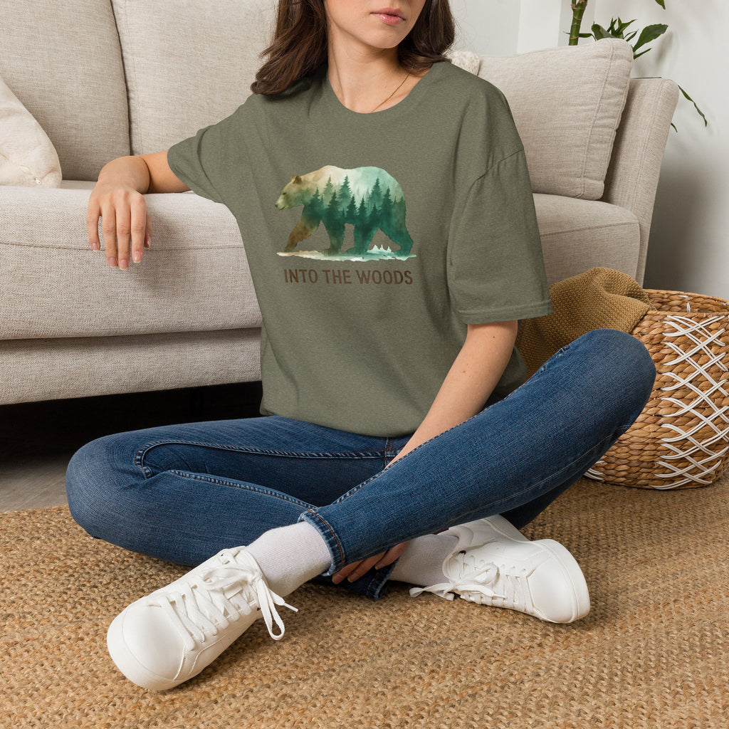 Forest Bear Silhouette T-Shirt