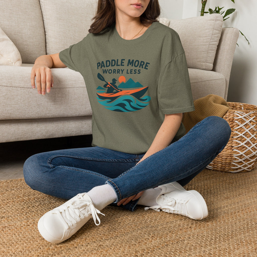 Paddle More Worry Less T-Shirt