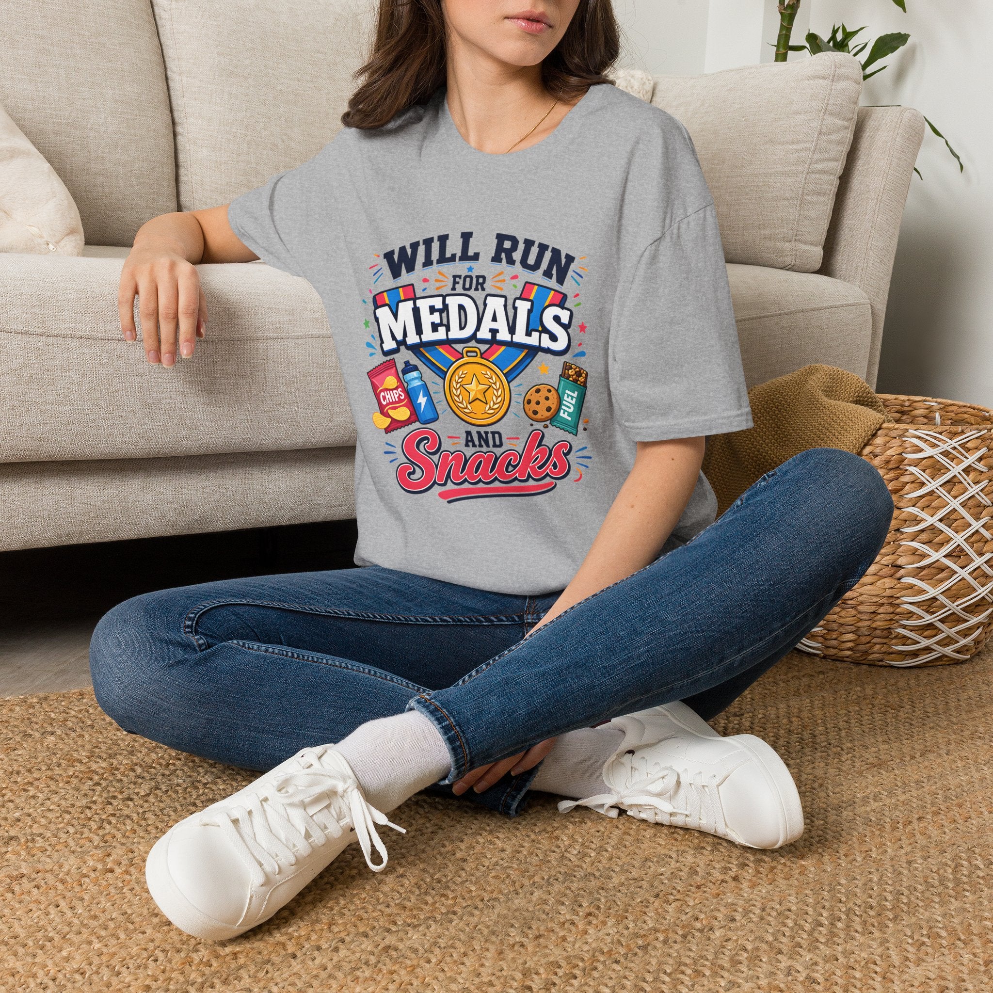 Will Run for Medals T‑Shirt