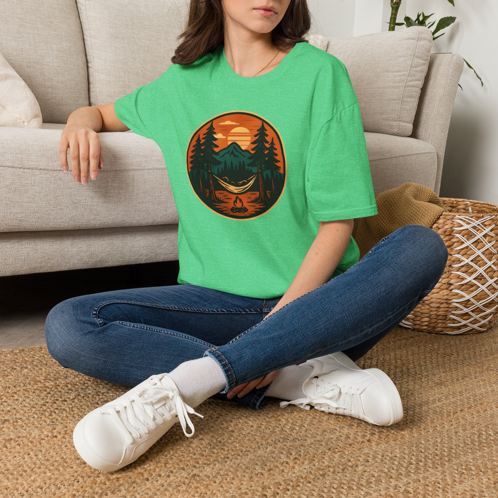 Sunset Hammock Camping T-Shirt