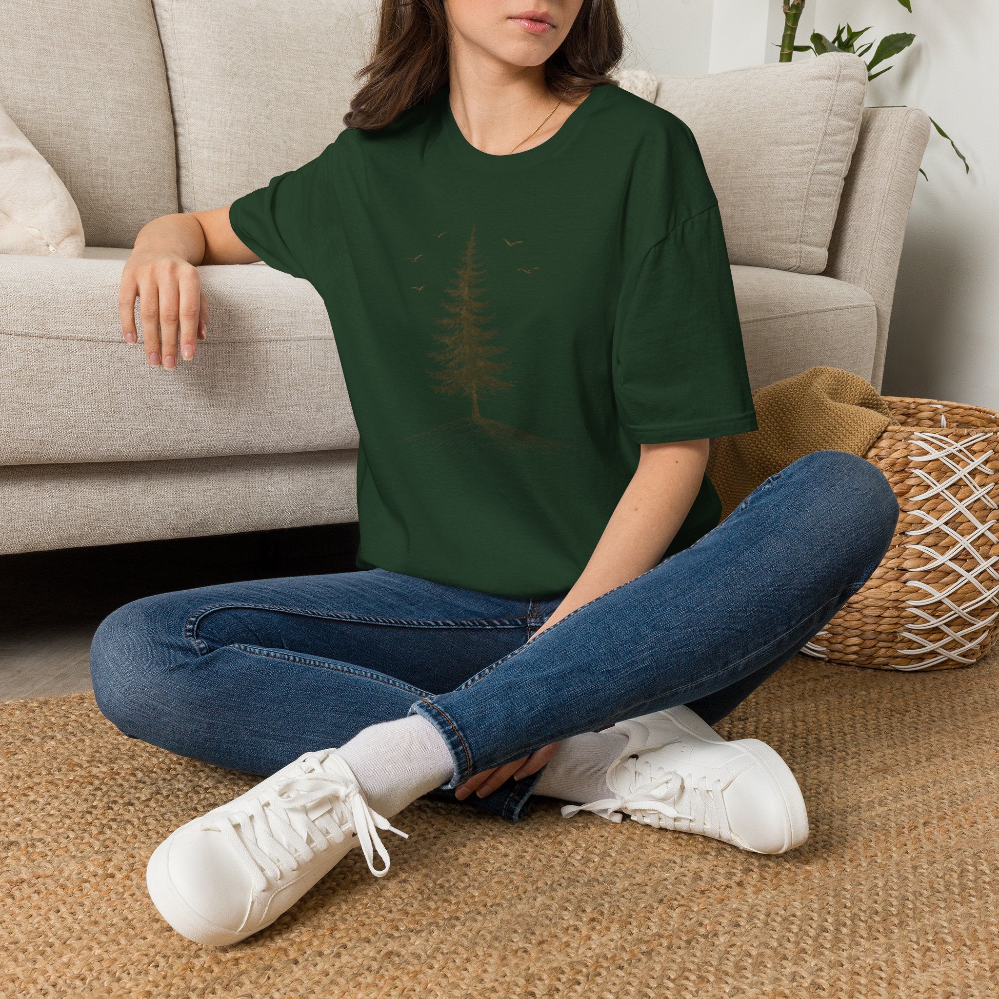 Hilltop tree silhouette T-Shirt