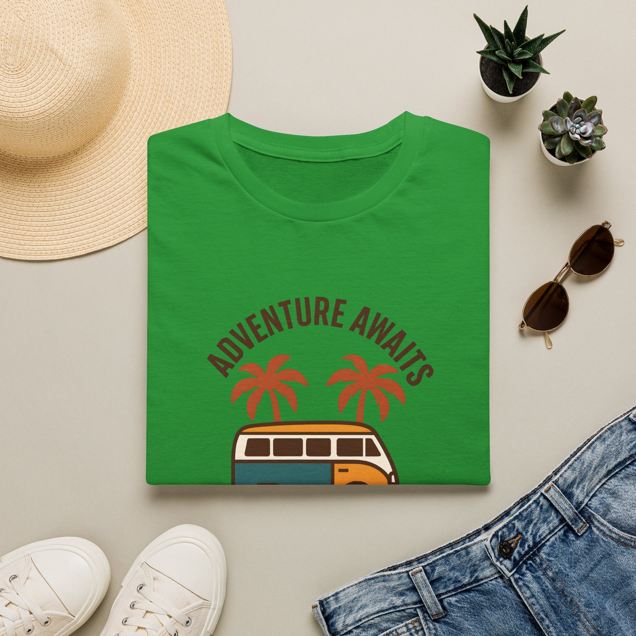 Adventure Awaits Van T-Shirt