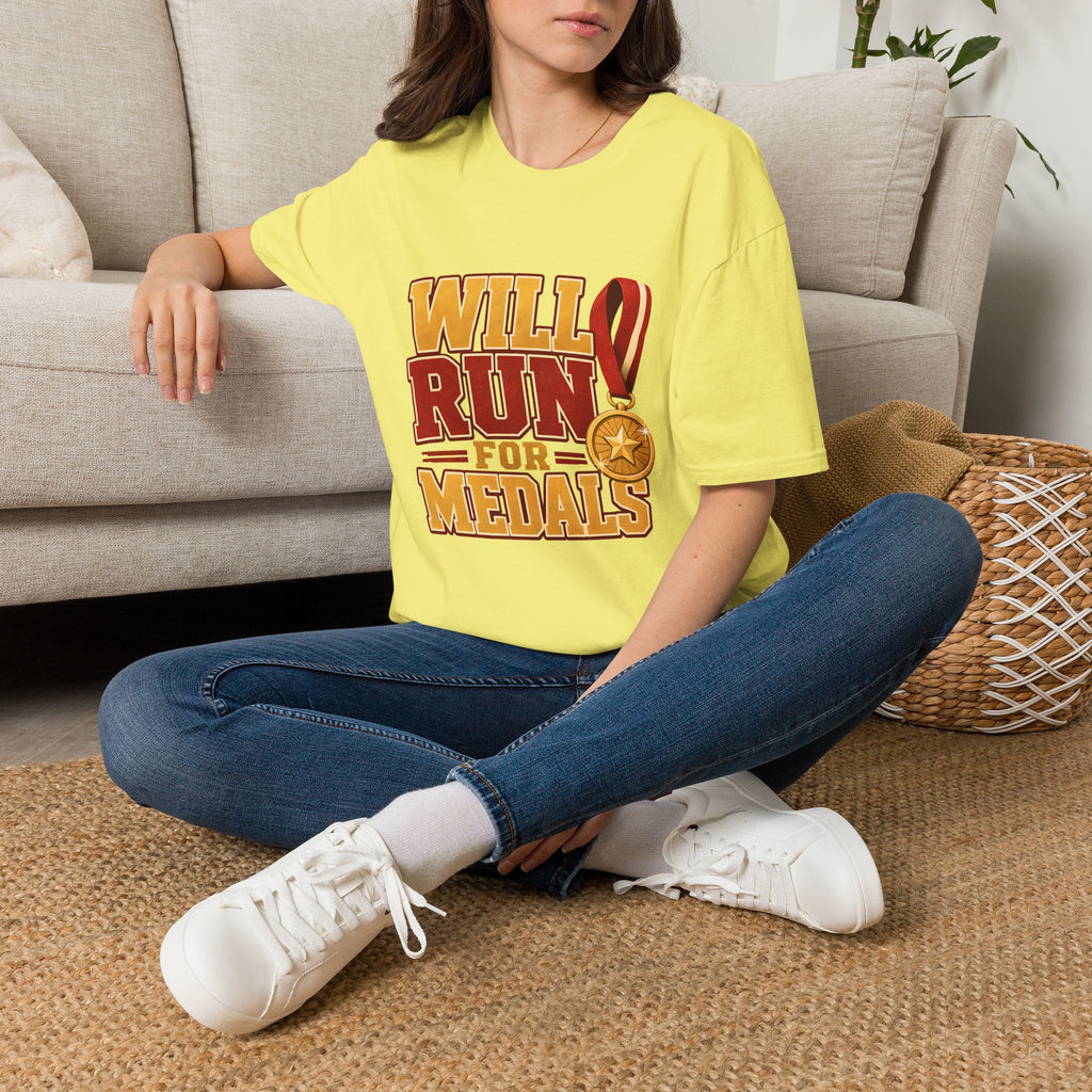Will Run for Medals T‑Shirt
